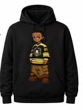 Riley wearing TheGr8ist jersey Hoodie from The Gr8ist cartoon line